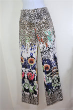 Load image into Gallery viewer, Vintage ROBERTO CAVALLI Floral Watercolor Hip Hop Cotton Pants Jeans S M 4 5 6 26 27