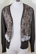 Load image into Gallery viewer, Vintage SALVATORE FERRAGAMO Brown Knitted Cotton Silk Cardigan Sweater Jacket S M 5 6 7