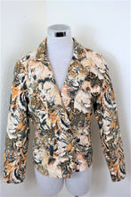 Load image into Gallery viewer, Vintage KENZO Brown Yellow Lion Tiger Cotton Jacket Hip HOp Medium 4 5 6