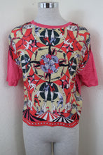 Load image into Gallery viewer, Rare MISSONI Circus Knitted Pink Silk Top Blouse S Medium M 38 4 5 6