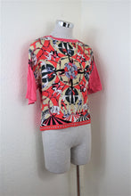 Load image into Gallery viewer, Rare MISSONI Circus Knitted Pink Silk Top Blouse S Medium M 38 4 5 6