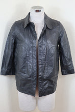 Load image into Gallery viewer, MARNI Black Lambskin Leather Jacket 38 4 5 6 S mall Medium