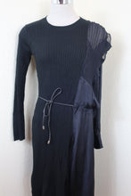 Load image into Gallery viewer, SACAI Black Long SLeeve Long Evening Formal Dress Tall S Small 4 5 6