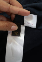 Load image into Gallery viewer, LOUIS VUITTON Black Grey 2Tone Cotton Button Cardigan Sweater Jacket Medium 6 7 8