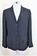 Load image into Gallery viewer, Vintage GUCCI Black Pinstripes Blazer Jacket Small To Medium 46 6 7 8