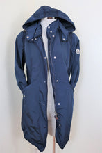 Load image into Gallery viewer, MONCLER Grey Hooded Zip Long Windbreaker Rain Jacket Small XS 0 1 2