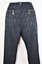 Load image into Gallery viewer, Vintage FENDI FF Logo Monograms Zip Pockets Pants Jeans S - M 4 5 6