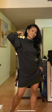 Load image into Gallery viewer, YOHJI YAMAMOTO ADIDAS Green Cotton Loose Dress Top Long Sleeve XS Small 2 4