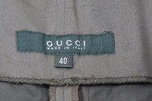 Load image into Gallery viewer, Vintage GUCCI 2000&#39;s TOM FORD Brown Cotton Minimalist Pencil Skirt Smallto M 40 6 7 8
