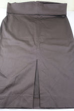 Load image into Gallery viewer, Vintage GUCCI 2000&#39;s TOM FORD Brown Cotton Minimalist Pencil Skirt Smallto M 40 6 7 8
