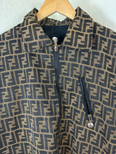 Load image into Gallery viewer, Vintage FENDI Jeans Zucca Monogram Reversible Jacket Unisex Oversize IT 38 / US XS
