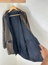 Load image into Gallery viewer, Vintage FENDI Jeans Zucca Monogram Reversible Jacket Unisex Oversize IT 38 / US XS
