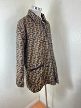 Load image into Gallery viewer, Vintage FENDI Jeans Zucca Monogram Reversible Jacket Unisex Oversize IT 38 / US XS
