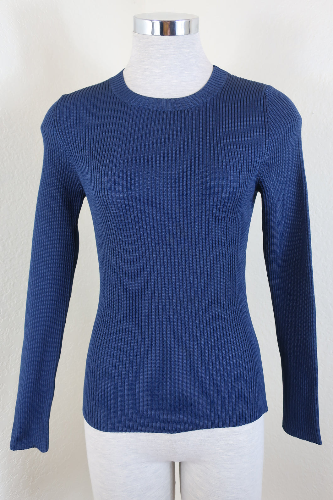 BALENCIAGA Knitted Long Sleeve Ribbed Top Shirt Small Medium Sz 38 4 5 6