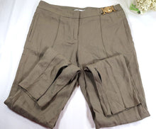 Load image into Gallery viewer, Vintage GIANNI VERSACE Collection Green Skinny Leggings Trouser Pants S M 40 6 7 8
