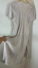 Load image into Gallery viewer, Archival Pleats Please Issey Miyake Textured Maxi Duster Cardigan Dress Small Size 2
