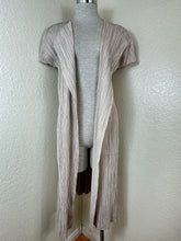 Load image into Gallery viewer, Archival Pleats Please Issey Miyake Textured Maxi Duster Cardigan Dress Small Size 2
