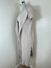 Load image into Gallery viewer, Archival Pleats Please Issey Miyake Textured Maxi Duster Cardigan Dress Small Size 2
