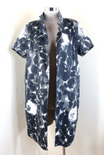 Load image into Gallery viewer, MARNI Grey Floral Cotton Blend Coat Dress Small to Medium 42 6 7 8

