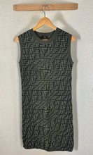Load image into Gallery viewer, Fendi FF Monogram Knit Sleeveless Dress Olive Green IT 38 US XS S Zucca 02 4
