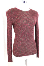 Load image into Gallery viewer, Vintage MISSONI Knitted Rayon Wool Long Sleeve Vneck Rib Sweater Top Blouse 42 6 7 8
