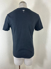 Load image into Gallery viewer, Dior Black Eiffel Tower Silhouette Print Cotton-Linen T-Shirt - Size Small 0 2 4
