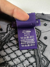 Load image into Gallery viewer, Ralph Lauren Collection Purple Label Beaded Mesh Lace Scarf Shawl Black MINT
