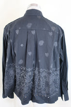 Load image into Gallery viewer, SACAI Japan BLack Cotton Long Sleeve Top Blouse Shirt Small XS 0 2 3 4
