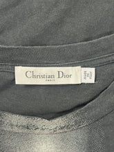 Load image into Gallery viewer, Dior Black Eiffel Tower Silhouette Print Cotton-Linen T-Shirt - Size Small 0 2 4
