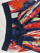 Load image into Gallery viewer, Versace Collection Heavy Abstract Brushstroke Knit V Neck Sweater Medium
