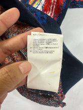Load image into Gallery viewer, Versace Collection Heavy Abstract Brushstroke Knit V Neck Sweater Medium
