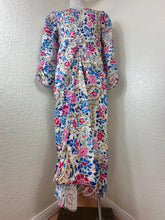 Load image into Gallery viewer, Isabel Marant Galia Floral Paisley Ruched Silk Blend Lined Midi Dress Xs Small 38 4 6
