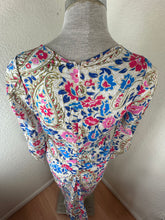Load image into Gallery viewer, Isabel Marant Galia Floral Paisley Ruched Silk Blend Lined Midi Dress Xs Small 38 4 6
