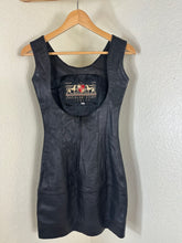 Load image into Gallery viewer, Archival Vintage Darla-Jane Gilroy London Leather Dress Rare 1980s 1990s Clubwear xXS XS 0 2
