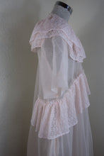 Load image into Gallery viewer, SIMONE ROCHA Light Pink Polyester Nylon Embellished Midi Mesh Sheer  Dress S M 6 7 8
