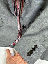 Load image into Gallery viewer, Thom Browne New York Grey Wool Classic Blazer Sport Coat Jacket Size 2 XS Small 0 2
