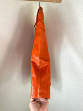 Load image into Gallery viewer, Vintage KENZO JUNGLE Orange Lambskin Leather Jacket Blazer Made In Belgium Sz 36 Small 2 4
