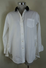 Load image into Gallery viewer, SACAI White Collared Polyester Rayon Long Sleeve Button Top Shirt Small 0 2 4
