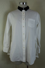 Load image into Gallery viewer, SACAI White Collared Polyester Rayon Long Sleeve Button Top Shirt Small 0 2 4
