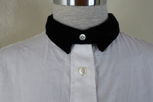 Load image into Gallery viewer, SACAI White Collared Polyester Rayon Long Sleeve Button Top Shirt Small 0 2 4
