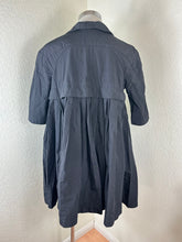 Load image into Gallery viewer, Comme des Garcons 2016 Blue Witches Shrunken Pleated Jacket Coat Small 0 2 4
