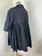 Load image into Gallery viewer, Comme des Garcons 2016 Blue Witches Shrunken Pleated Jacket Coat Small 0 2 4
