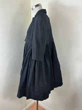 Load image into Gallery viewer, Comme des Garcons 2016 Blue Witches Shrunken Pleated Jacket Coat Small 0 2 4
