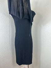 Load image into Gallery viewer, Maison Margiela Line 1 Archival Deconstructed Layered Plissé Dress black XS Small 0 2 4
