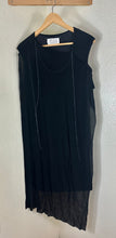 Load image into Gallery viewer, Maison Margiela Line 1 Archival Deconstructed Layered Plissé Dress black XS Small 0 2 4
