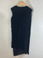 Load image into Gallery viewer, Maison Margiela Line 1 Archival Deconstructed Layered Plissé Dress black XS Small 0 2 4
