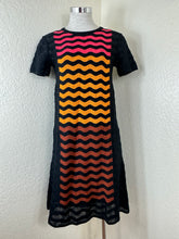 Load image into Gallery viewer, M Missoni Black Knit Wave Panel Midi Dress - Size IT 40 / US Small 2 4
