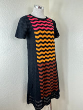 Load image into Gallery viewer, M Missoni Black Knit Wave Panel Midi Dress - Size IT 40 / US Small 2 4
