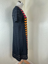 Load image into Gallery viewer, M Missoni Black Knit Wave Panel Midi Dress - Size IT 40 / US Small 2 4
