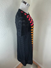 Load image into Gallery viewer, M Missoni Black Knit Wave Panel Midi Dress - Size IT 40 / US Small 2 4
